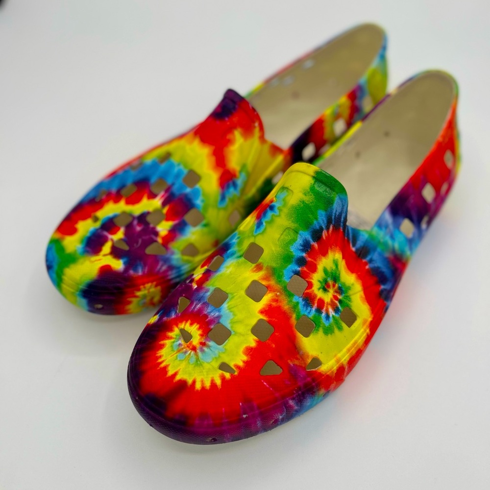 NWOB: Vans Slip On Trek TRK Men’s 10; Women’s 9 Mules Tie Dye Comfort UNISEX